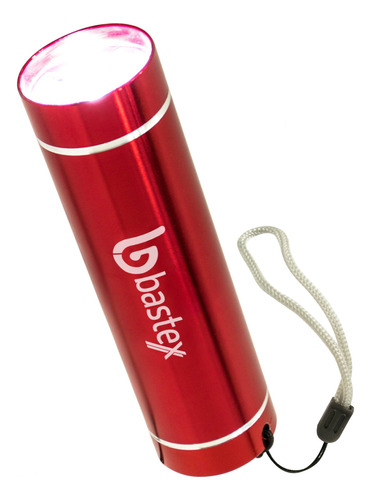 Linterna Roja De Aluminio Led De Bolsillo Súper Brilla...