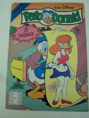  Pato Donald # 68 - Disney - Abril Cinco -  Año 1991