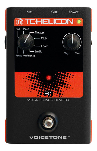 Tc Helicon Voicetone R1 Singuton Stompbox Para Reverbio En