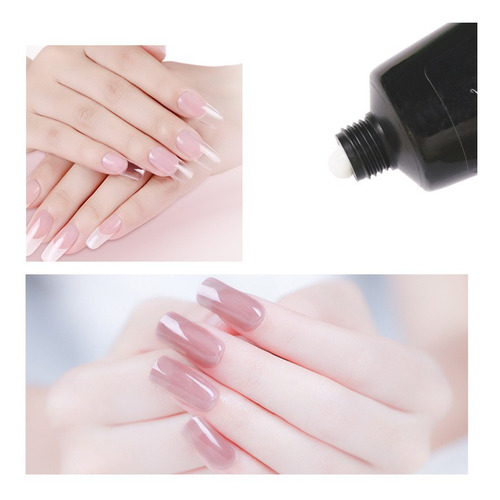 Kit De Extensión De Gel Para Uñas De Polietileno, Líquido, S