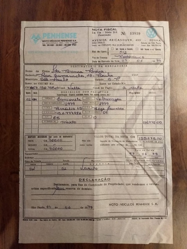 Brasilia Ls 1.6 A Gasolina Ano 1979 Autos Rr
