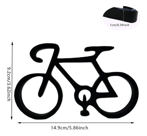 Escultura De Bicicleta Minimalista Adornos De Bicicleta Mini