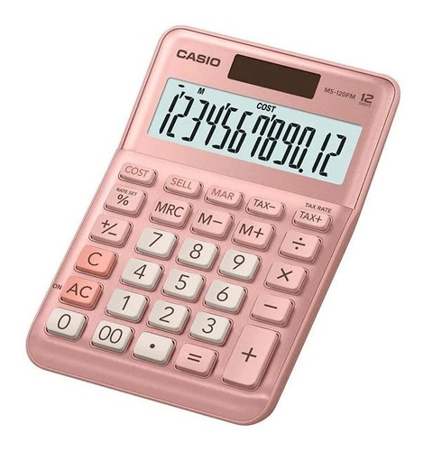 Calculadora Casio De Mesa Ms-120fm-pk /12 Digitos