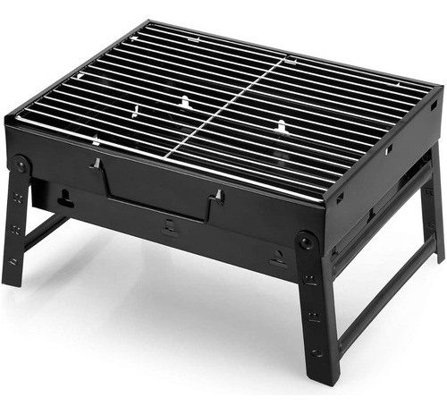 Parrilla De Carbon Para Barbacoa Portatil Plegable, Mesa De