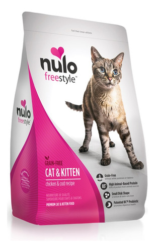 Nulo Grain Free Cat-kitten Pollo Y Bacalao | Gato X 5 Lb