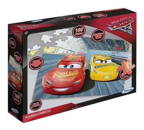 Disney carros de corrida carro vermelho relâmpago mcqueen 1000 pçs quebra-cabeças  jogo crianças como quebra