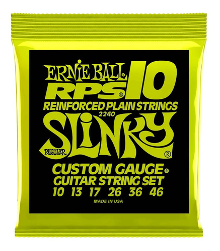 Imagen 1 de 1 de Encordado Guitarra Electrica 1046 Rps Ernie Ball Musicstore