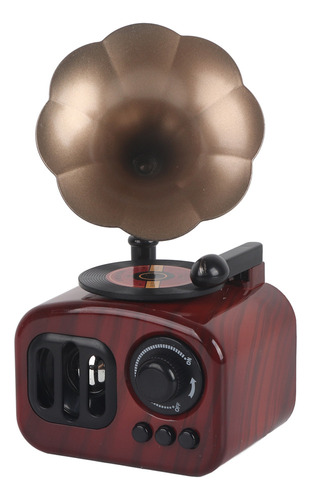 Tocadiscos Retro Gramophone Classic De Vinilo Con Sonido Est