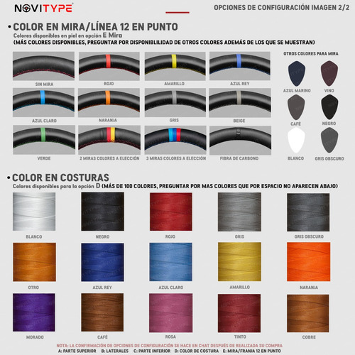 Funda Cubre Volante Chevrolet Spark 2011-2020 Piel Autentica