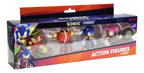 Set De Figuras Sonic The Headgehog 4 Piezas