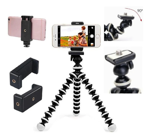 Imagen 3 de 3 de Tripode Celular Camara Para Softbox 23cm Flexible Rosca Prof