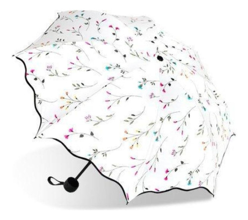 Paraguas Plegable Simple De Doble Propósito