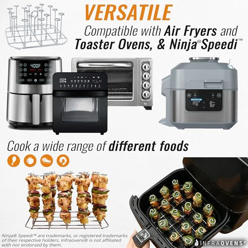 Freidora Infraovens Air Fryer Para Ninja Speedi, Acero Inoxi