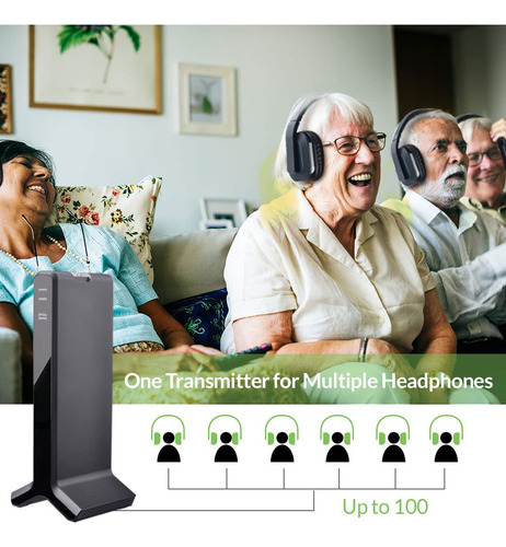Fones De Ouvido Sem Fio Avantree Ht280 Para Tv Com Transmiss