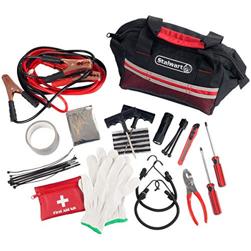 55 Pc Kit De Emergencia Carretera Bolsa De Viaje De Col...