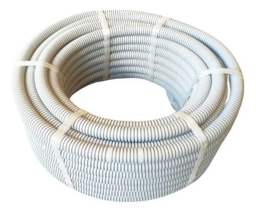 Caño Corrugado Liviano Tecnocom 3/4p 19mm 25m Pvc Caballito