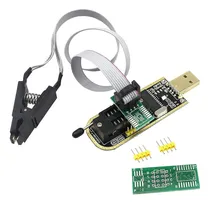 Comprar Programador Ch341a Usb  Soic8  Clip Pinza Con Adaptadores