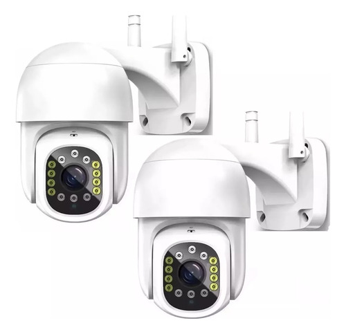 Pack X2 Camara Ip Wifi Exterior 1080p Inalambrica Hd