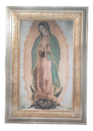 Cuadro De La Virgen De Guadalupe De 104x149 Cm Certificada