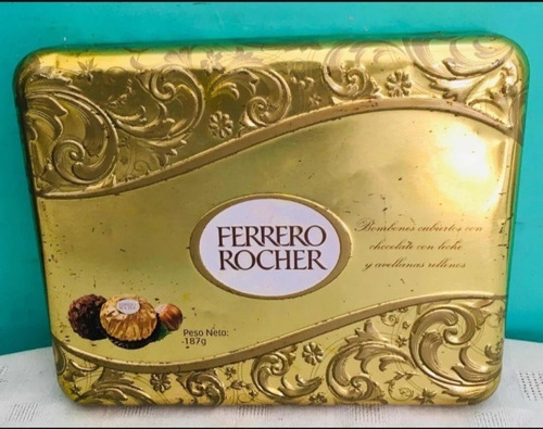 Antigua Lata - Bombones - Ferrero Rocher - Vacia !!!