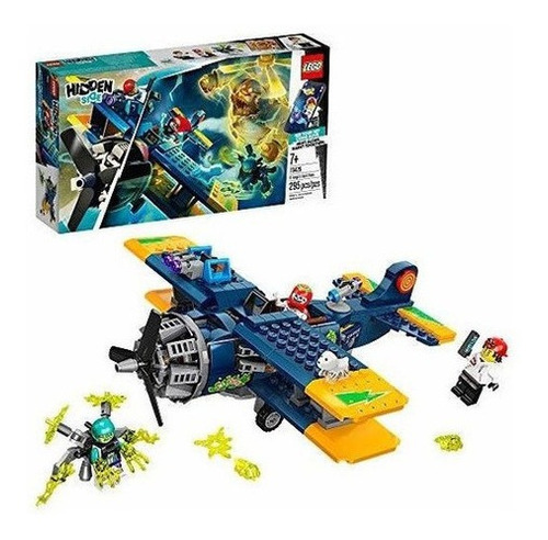 Lego Hidden Side El Fuegos Stunt Plane Ghost Toy, Real