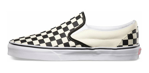 Imagen 3 de 5 de Champion Vans Moda Unisex Classic Slip On Negro- Blanco - Me