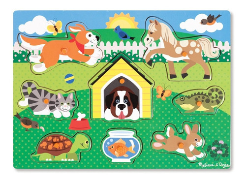 Rompecabezas Perilla Pequeño Mascotas Melissa & Doug