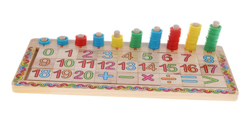 Montessori Acrílico cien Cuadrado matemáticas Niños Juguete Educativo Temprano 