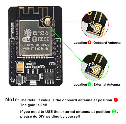 6 Unidades Esp32 Cam Micro Usb Esp32 Serial A Wifi Esp32 Cam