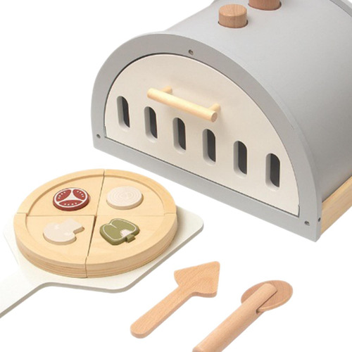 Juego De Juguetes De Madera Para Pizza, Desarrollo Creativo,