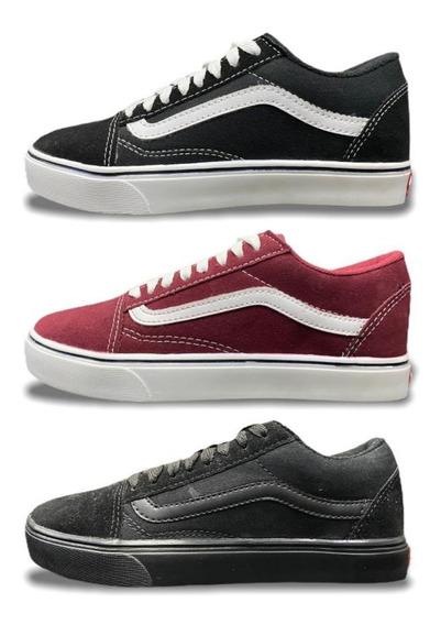 tenis preto feminino casual vans