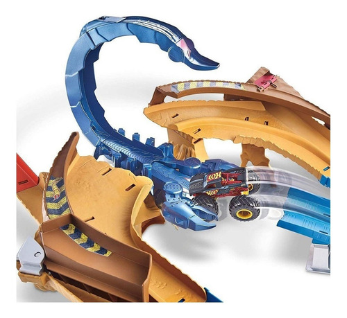 Set Hot Wheels Monster Trucks Scorpion Escape Gnb05 Color Coloreado