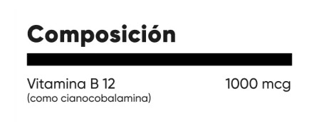 Vitamina B12 1000mcg (sublingual) Mason Natural 100 Tabletas