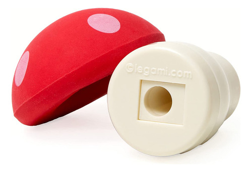 Borrador Con Sacapuntas Color Rojo