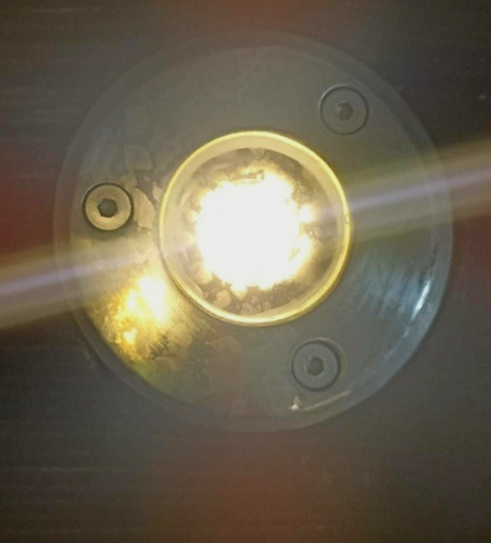 3 Luminarias Empotrable De Piso Led 1w=10watts Rgbmulticolor