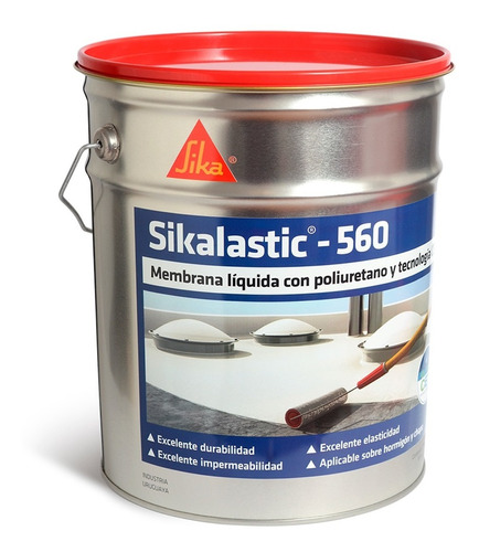 Sikalastic 560 Membrana Liquida Con Poliuretano 20kg Colores