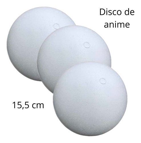 Imagen 2 de 3 de Disco O Bases De Anime Comprimido 15,5 Cm Pack 200 Und.