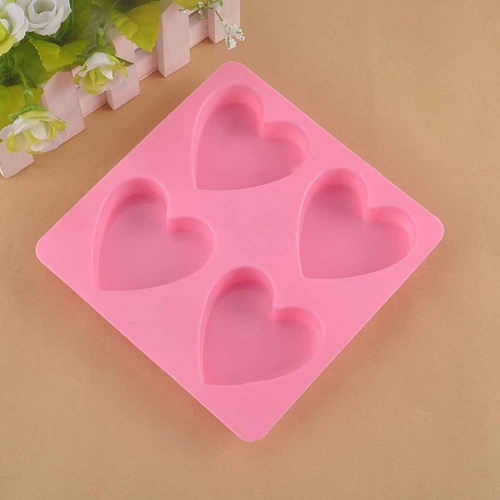 Molde Para Tartas En Forma De Corazón, Silicona, Decoración