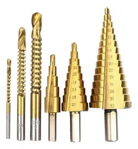 Comprar Kit 3 Brocas Escalonadas + 3 Brocas Titan De Corte Lateral