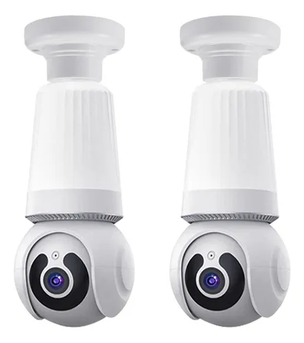 Cámara E27 4k Wifi Ptz Smart Security V380 Pro De 8 Mp