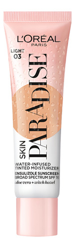 Base De Maquillaje L'oreal Paris Skin Paradise Tono Lignt 03 Light 03