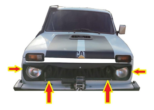 Lada Niva 2121 Parrilla Cara Nueva Repuestos Accesorios
