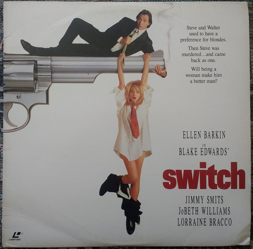 Switch (1991) Laserdisc Laser Disc Blake Edwards Jimmy Smits (Usado)