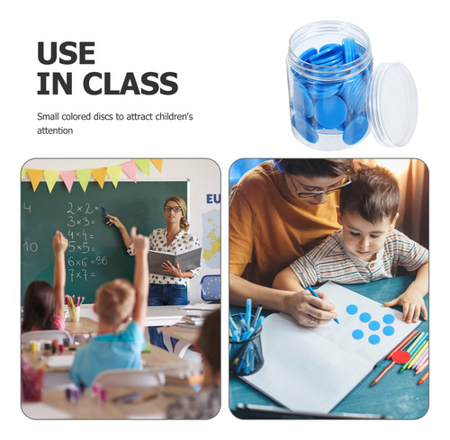 Contadores De Aprendizaje 100 Pcs Fichas De Bingo Plástico