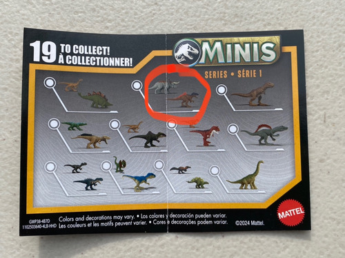 Nasutoceratops & Concavenator Minis Chs Thry Jurassic World (Usado)