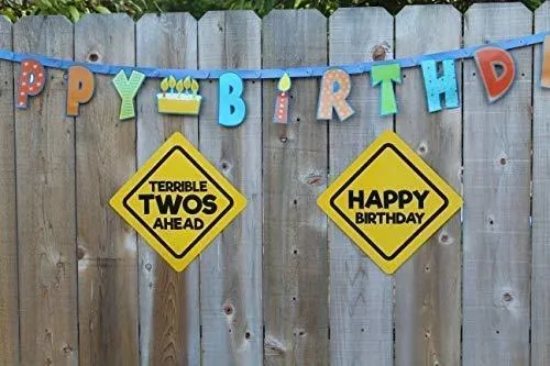 Jayd Products, Terrible Twos Ahead Construction Señales De A