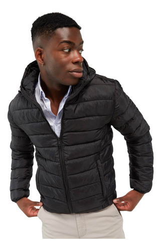 Chaqueta Para Hombre Negra Colorout