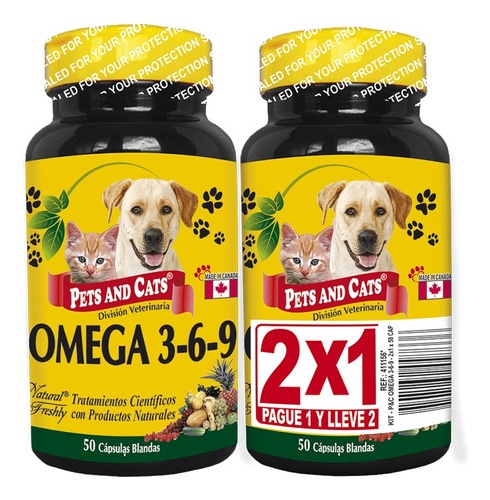 Omega 3-6-9 Perros X 50 Caps. 2x1