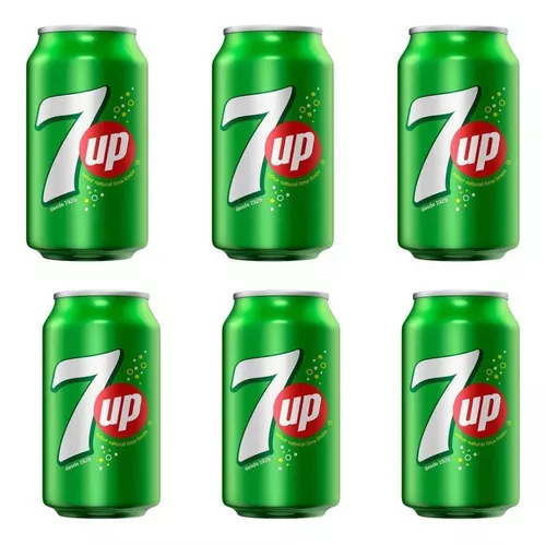 Seven Up Lata 354ml Original Pack X6 Gaseosa Zetta Bebidas