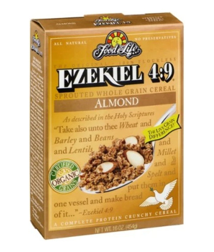 Cereal De Grano Germinado Y Almendra Ezekiel 4:9  454g